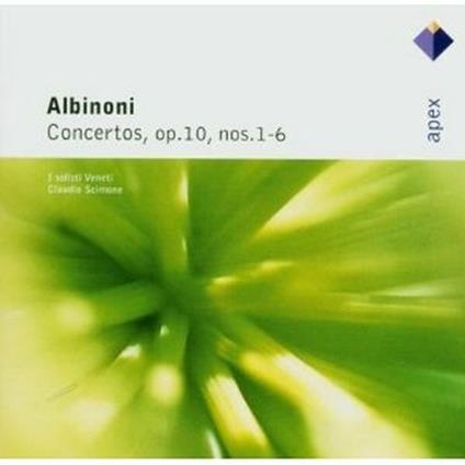 Concerti op.10 n.1, n.2, n.3, n.4, n.5, n.6 - CD Audio di Tomaso Giovanni Albinoni,Claudio Scimone,Solisti Veneti