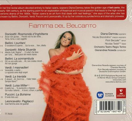 Fiamma del Belcanto - CD Audio di Diana Damrau,Gianandrea Noseda,Orchestra del Teatro Regio di Torino - 2