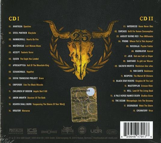 Live at Wacken. 25 Years - CD Audio - 2