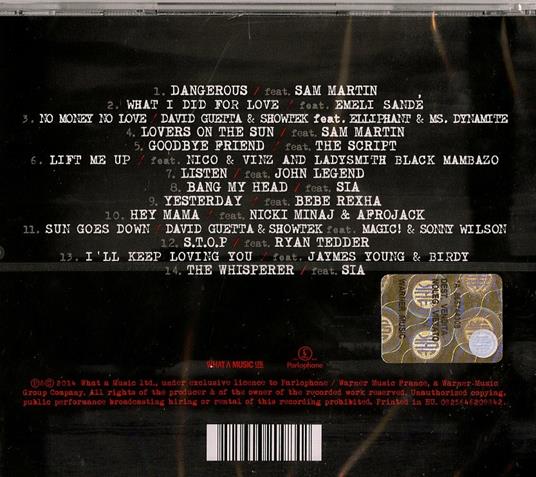 Listen - CD Audio di David Guetta - 2