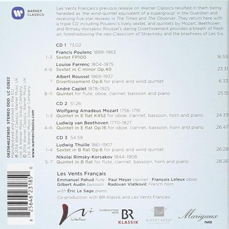 Winds & Piano - CD Audio di Les Vents Français - 3