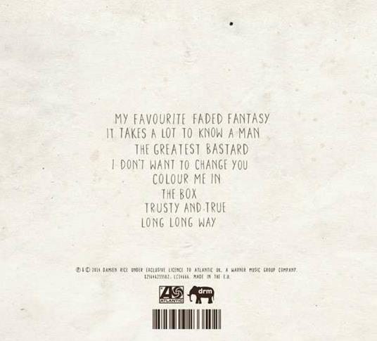 My Favourite Faded Fantasy - CD Audio di Damien Rice - 2