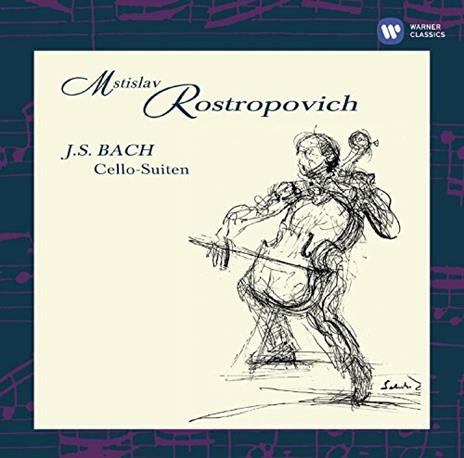 Suites per violoncello - CD Audio di Johann Sebastian Bach,Mstislav Rostropovich