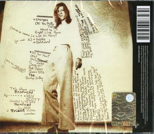 Hunky Dory (Remastered Edition) - CD Audio di David Bowie - 2