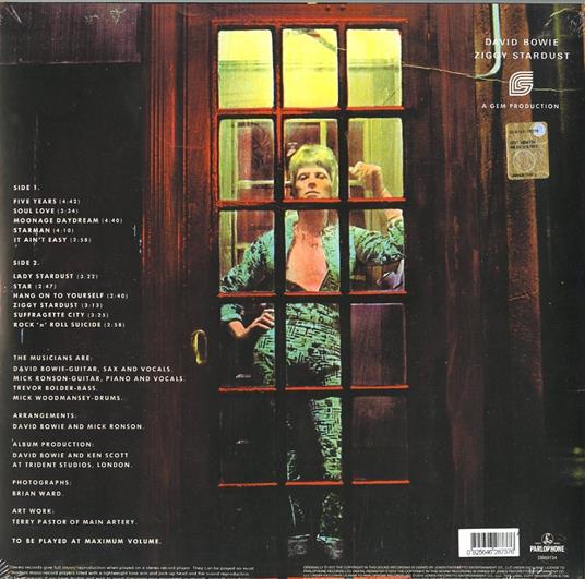 The Rise and Fall of Ziggy Stardust and the Spiders from Mars (Remastered) - Vinile LP di David Bowie - 2