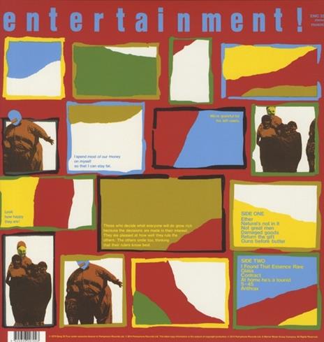 Entertainment (180 gr.) - Vinile LP di Gang of Four - 2
