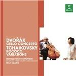 Concerto per violoncello / Variazioni rococò - CD Audio di Antonin Dvorak,Pyotr Ilyich Tchaikovsky,Mstislav Rostropovich,Seiji Ozawa,Boston Symphony Orchestra