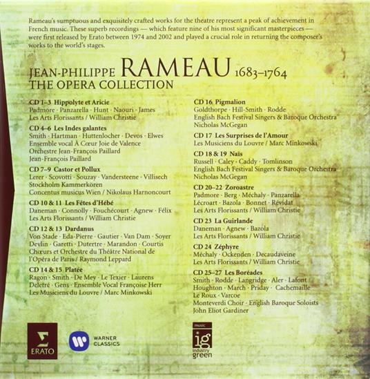 250th Anniversary Opera Edition - CD Audio di Jean-Philippe Rameau - 2