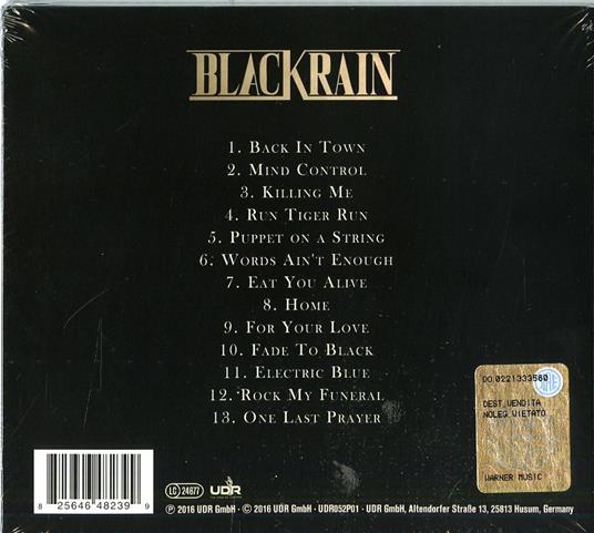 Released - CD Audio di Blackrain - 2
