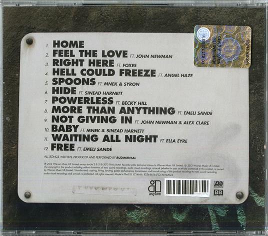 Home - CD Audio di Rudimental - 2