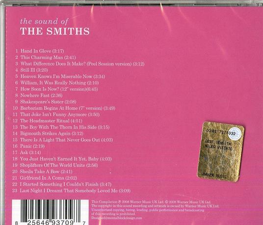 Sound of the Smiths - CD Audio di Smiths - 2