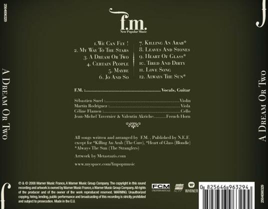 Dream or Two - CD Audio di FM - 2