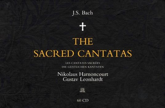 Cantate sacre complete - CD Audio di Johann Sebastian Bach,Nikolaus Harnoncourt,Gustav Leonhardt,Concentus Musicus Wien