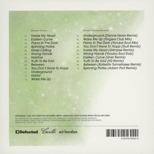 Between the Lines - CD Audio di Nick Curly - 2