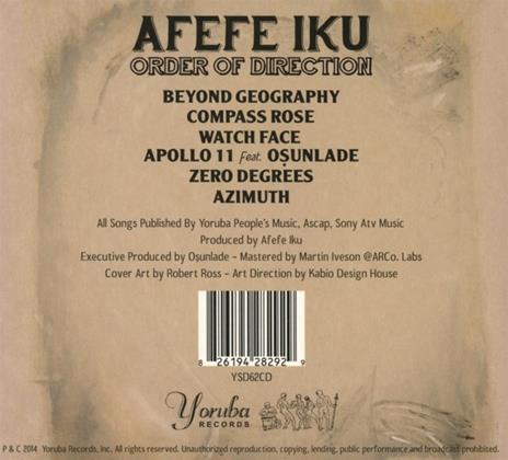 Order of Direction - CD Audio di Afefe Iku - 2