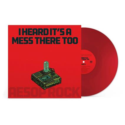 I Heard It's A Mess There Too (Apple Red Edition) - Vinile LP di Aesop Rock