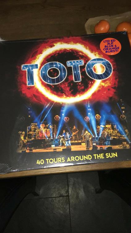 40 Tours Around The Sun (3 Lp (Blue & Orange Starburst Swirl Colored) - Vinile LP di Toto
