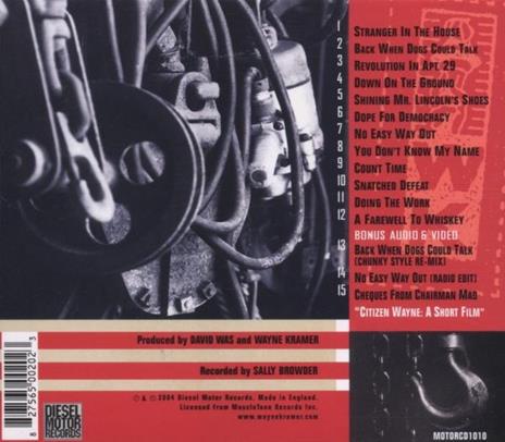 Return of Citizen Wayne - CD Audio di Wayne Kramer - 2