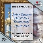 Quartetti op.59 n.1, op.18 n.6