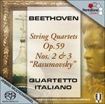 Quartetti per archi op.59 n.2, n.3