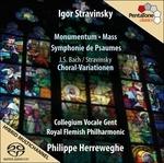 Monumentum - Messa - Sinfonia di salmi - SuperAudio CD ibrido di Igor Stravinsky,Philippe Herreweghe,Collegium Vocale Gent