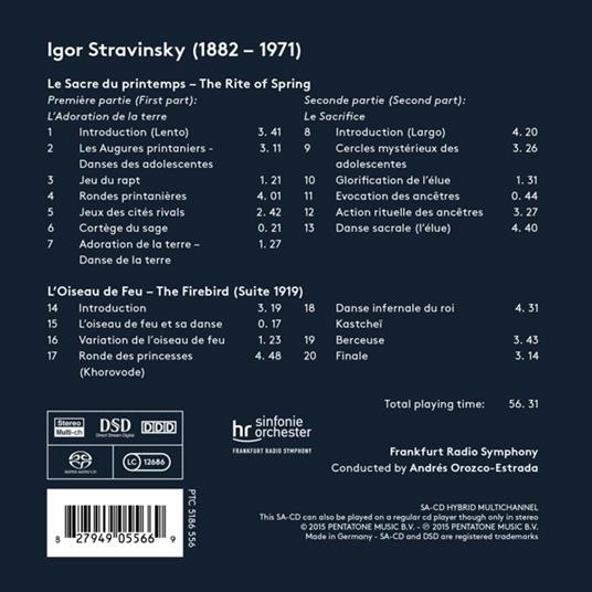 The Rite of Spring - SuperAudio CD ibrido di Igor Stravinsky - 2