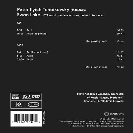 Il Lago Dei Cigni - SuperAudio CD di Pyotr Ilyich Tchaikovsky - 2