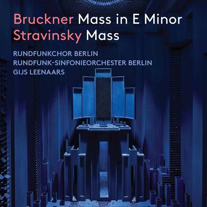 Messa in Si minore / Messa - CD Audio di Anton Bruckner,Igor Stravinsky,Gijs Leenaars