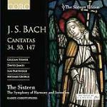 Cantate BWV34, BWV50, BWV147 - CD Audio di Johann Sebastian Bach,Harry Christophers,The Sixteen