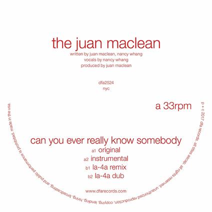 Can You Ever Really Know Somebody - Vinile LP di Juan MacLean