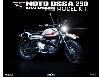 Moto Ossa 250 EA73 Enduro Model Kit 18 x 10 cm 1/12 Infinite Statua