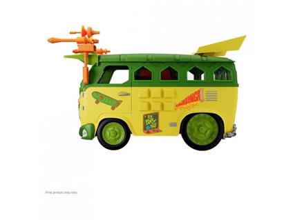 Tartarughe Ninja Ultimates Vehicle Party Wagon 51 X 35 Cm Super7