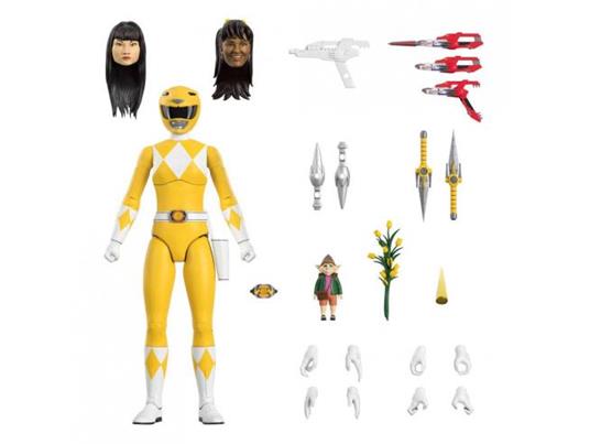 Mighty Morphin Power Rangers Ultimates Action Figura Yellow Ranger 18 Cm Super7