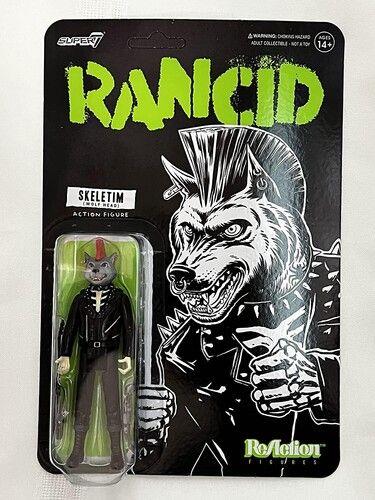 Rancid Reaction Action Figura Skeletim (wolf Head) 10 Cm Super7