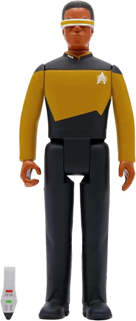 Star Trek: The Next Generation Reaction Action Figura Wave 2 Lt. Commander La Forge 10 Cm Super7 - 2