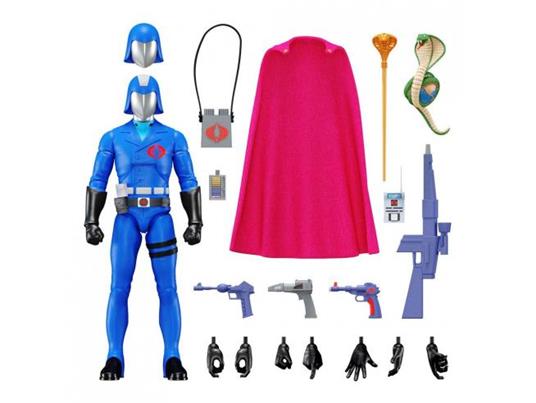 G.I. Joe Ultimates Action Figura Cobra Commander 18 Cm Super7