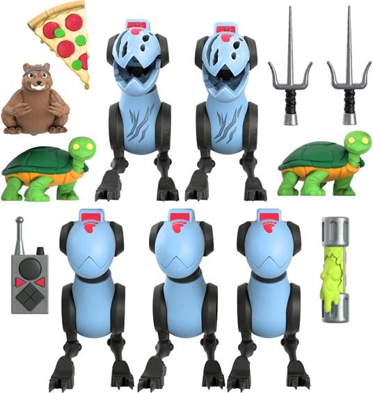 Tartarughe Ninja Ultimates Action Figures Mousers 8 Cm Super7