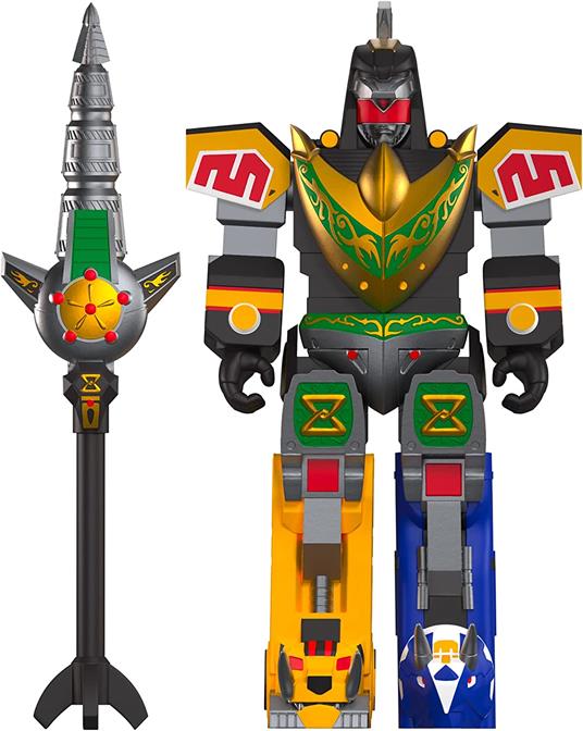 Mighty Morphin Power Rangers Reaction Action Figura Wave 3 Dragonzord (battle Mode) 15 Cm Super7 - 2