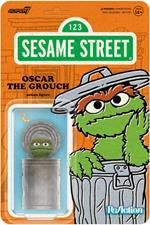 Sesame Street Reaction Action Figura Wave 02 Oscar The Grouch 10 Cm Super7