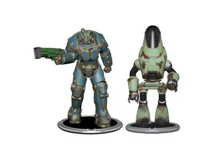 Fallout Mini Figures 2-Pack Set D X01 & Protectron 7 Cm Syndicate Collectibles