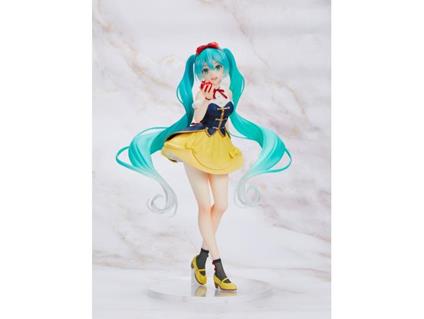 Hatsune Miku Pvc Statua Hatsune Miku Wonderland Biancaneve 18 Cm Taito Prize