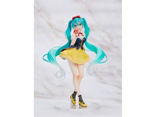 Hatsune Miku Pvc Statua Hatsune Miku Wonderland Biancaneve 18 Cm Taito Prize