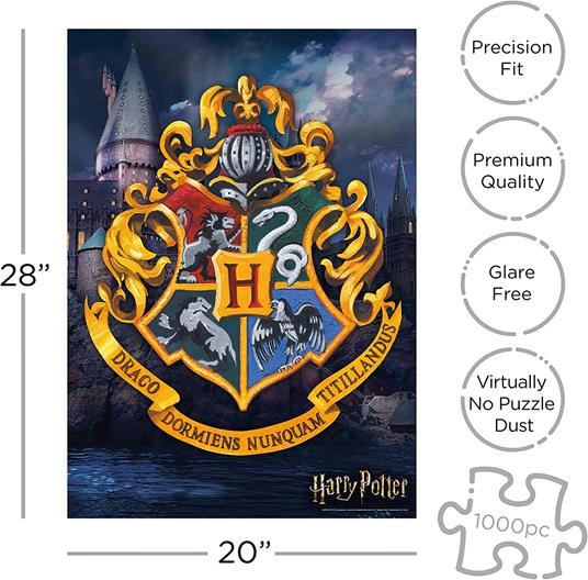 Harry Potter Jigsaw Puzzle Hogwarts Logo (1000 Pieces) Aquarius - 2