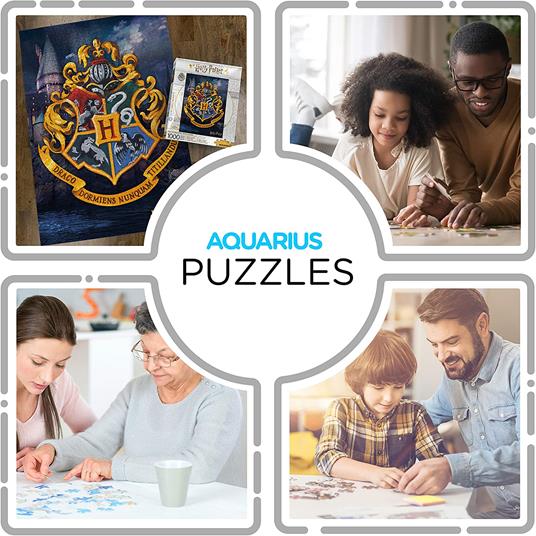 Harry Potter Jigsaw Puzzle Hogwarts Logo (1000 Pieces) Aquarius - 4
