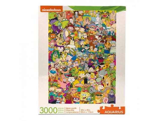 Nickelodeon Jigsaw Puzzle Cast (3000 Pieces) Aquarius