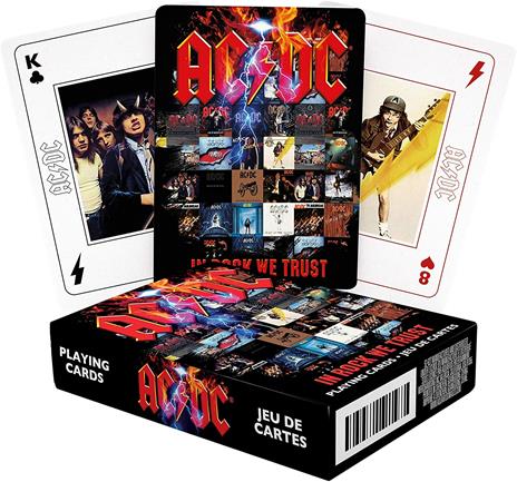 Ac/Dc In Rock We Trust Playing Cards