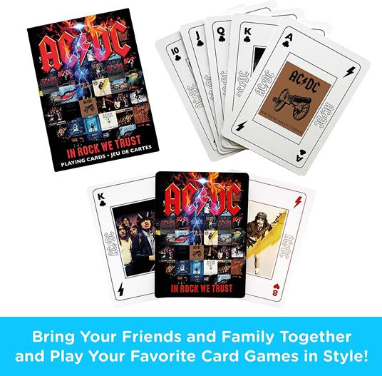Ac/Dc In Rock We Trust Playing Cards - 2