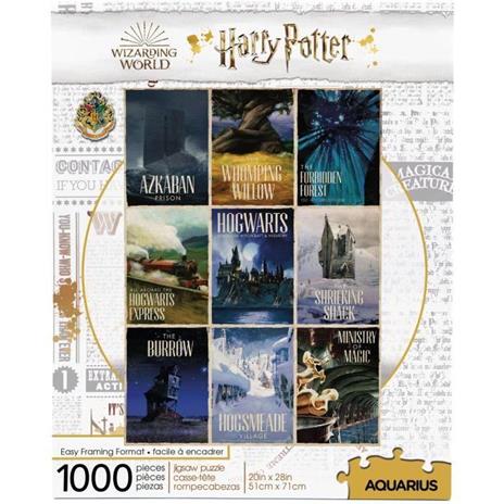 AQUARIUS Puzzle 1000 pezzi Poster di viaggio di Harry Potter 65383
