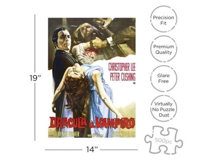 Hammer Dracula 500 Pezzi Puzzle Puzzle Aquarius Ent