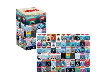 Jaws Poster Collage 500 Pezzi Puzzle Puzzle Aquarius Ent